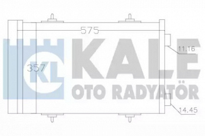 KALE OTO RADYATOR 343090 -  Конденсатор, кондиционер